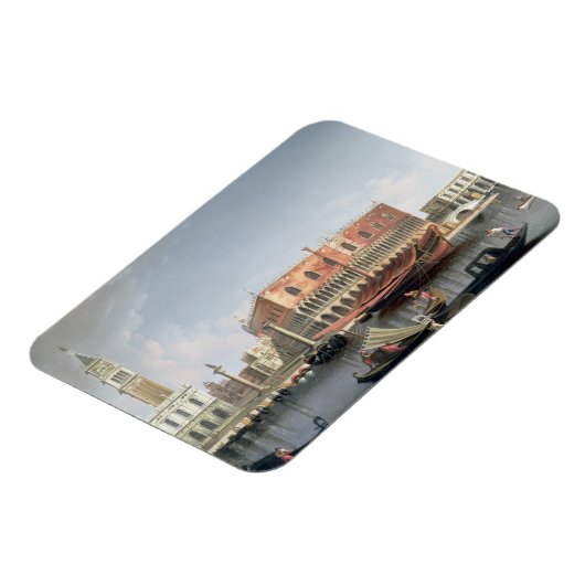 ヴェネツィアの聖マルクス広場の前のゴンドラ マグネット (左側)