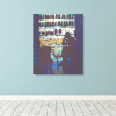 ヴェネツィアの聖マルコのシルエット キャンバスプリント (インサイチュ (ウッドフロア))