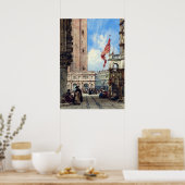 ヴェネツィアの聖マルコ広場 ポスター (キッチン)