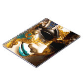 ヴェネツィアの衣装マスクカーニバル ノートブック (左側)