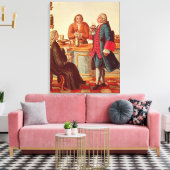 ヴェネツィアの貴族のカフェ キャンバスプリント (インサイチュ (リビング))