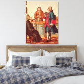 ヴェネツィアの貴族のカフェ キャンバスプリント (インサイチュ (寝室))