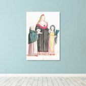 ヴェネツィアの遊女 キャンバスプリント (インサイチュ (ウッドフロア))