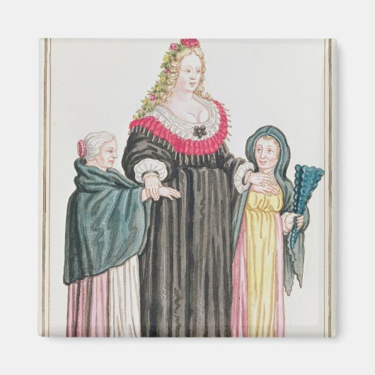 ヴェネツィアの遊女 マグネット (正面)