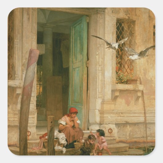 ヴェネツィアの運河で スクエアシール (正面)