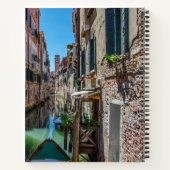 ヴェネツィアの運河と狭い通り ノートブック (裏面)