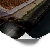 ヴェネツィアの運河と狭い通り ポスター (コーナー)