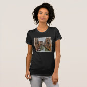 ヴェネツィアの運河沿いの建物 Tシャツ (正面フル)