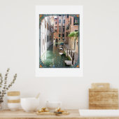 ヴェネツィアの運河通り ポスター (キッチン)