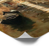 ヴェネツィアの運河 ポスター (角)