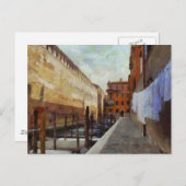 ヴェネツィアの運河 ポストカード (正面/裏面)