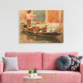 ヴェネツィアの野菜売り(by Vincenzo Caprile) キャンバスプリント (インサイチュ (リビング))