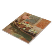 ヴェネツィアの野菜売り(by Vincenzo Caprile) タイル (側面)