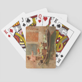 ヴェネツィアの野菜売り(by Vincenzo Caprile) トランプ