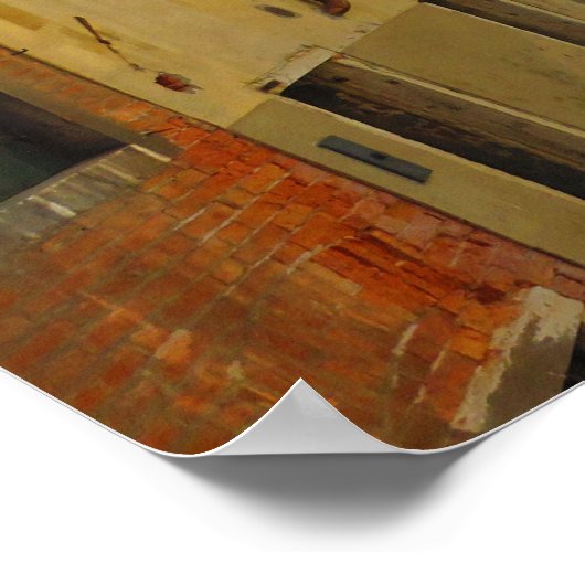 ヴェネツィアの隠れ運河 – ポスター (角)