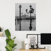 ヴェネツィアの雨の日 ポスター (ホームオフィス)