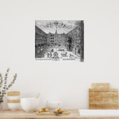 ヴェネツィアの「ドムス・ゲルマロム」(1616年) ポスター (キッチン)