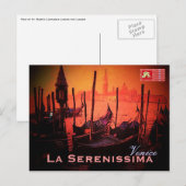 ヴェネツィアはがき ポストカード (正面/裏面)