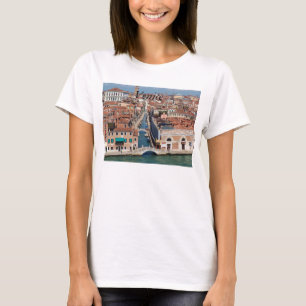 ヴェネツィアは女性のシャツにプリントされ、写真 Tシャツ