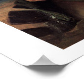 ヴェネツィアへの贈り物を提供する海王星(天井フレスコ) ポスター (角)