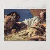 ヴェネツィアへの贈り物を提供する海王星（天井フレスコ） ポストカード (正面)