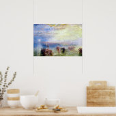 ヴェネツィアへのJ・M・W・ターナー・アプローチ ポスター (キッチン)