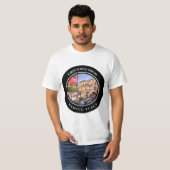 ヴェネツィアイタリアのペンとウォッシュウォーター絵画の色 Tシャツ (正面フル)