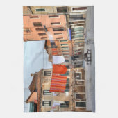 ヴェネツィアイタリアの物干し キッチンタオル (縦)