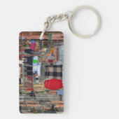 ヴェネツィアイタリアの物干し キーホルダー (裏面)