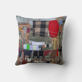 ヴェネツィアイタリアの物干し クッション (裏面)