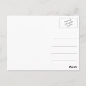 ヴェネツィアイタリアの物干し ポストカード (裏面)