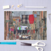 ヴェネツィアイタリアの物干し 薄葉紙 (クラフト)