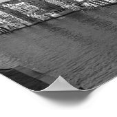 ヴェネツィアイタリアの運河 ポスター (角)