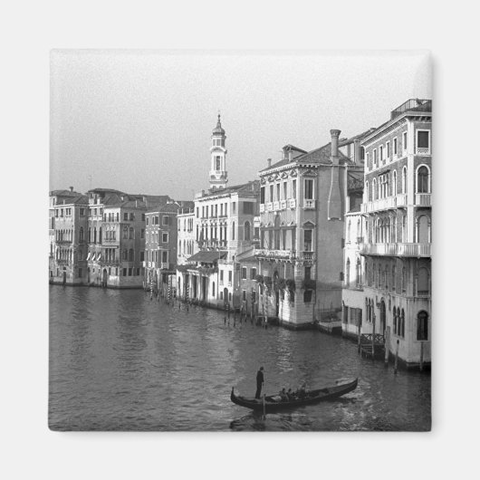 ヴェネツィアイタリアの運河 マグネット (正面)