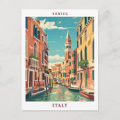 ヴェネツィアイタリアエレガントヴィンテージトラベル ポストカード (正面)