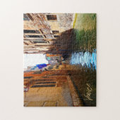 ヴェネツィアイタリアカナルリニかわいらしングリトルブリッジ ジグソーパズル (縦)