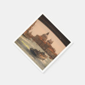 ヴェネツィアイタリアグランドカナルヴィンテージ スタンダードカクテルナプキン (角)