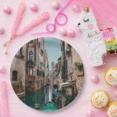 ヴェネツィアイタリアザフローティングシティ ペーパープレート (パーティー)