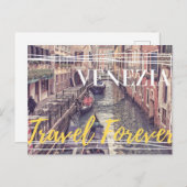 ヴェネツィアイタリアトラベルホリデイ シーズンポストカード (正面/裏面)