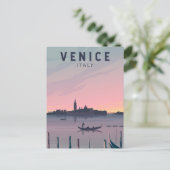 ヴェネツィアイタリアトラベルヴィンテージアート ポストカード (スタンド正面)