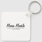 ヴェネツィアイタリアパステルトラベルデザイン キーホルダー (裏面)