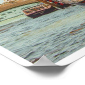 ヴェネツィアイタリアヴィンテージトラベル ポスター (角)