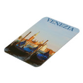 ヴェネツィアイタリアヴィンテージ旅行ポスター マグネット (左側)