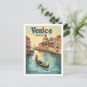 ヴェネツィアイタリアヴィンテージ有名トラベルプレイス ポストカード (スタンド正面)