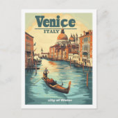 ヴェネツィアイタリアヴィンテージ有名トラベルプレイス ポストカード (正面)