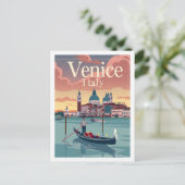 ヴェネツィアイタリアヴィンテージ有名トラベルプレイス ポストカード (スタンド正面)