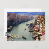 ヴェネツィアイタリア名勝はがき ポストカード (正面/裏面)