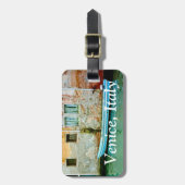 ヴェネツィアイタリア新婚のためのハネムーンの荷物タグ ラゲッジタグ (正面縦)