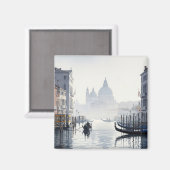 ヴェネツィアイタリア旅行お土産ウォーター色 マグネット (正面/裏面)