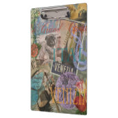 ヴェネツィアイタリア旅行ヴィンテージアカラフルート クリップボード (左)